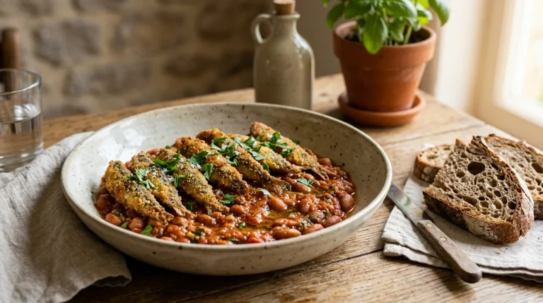 Beans and Sardines Recipe – flavorful green beans and sardines cooked together for an easy, savory meal.